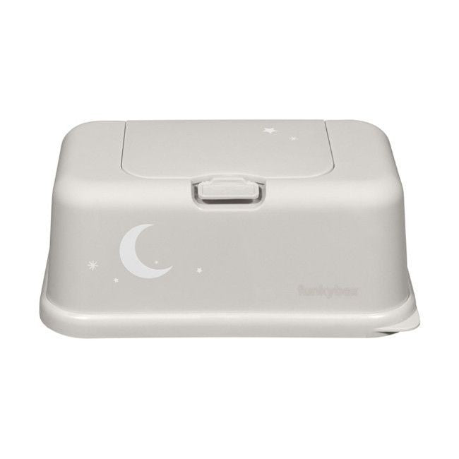 Funkybox Caixa grande para toalhitas Beige Lua