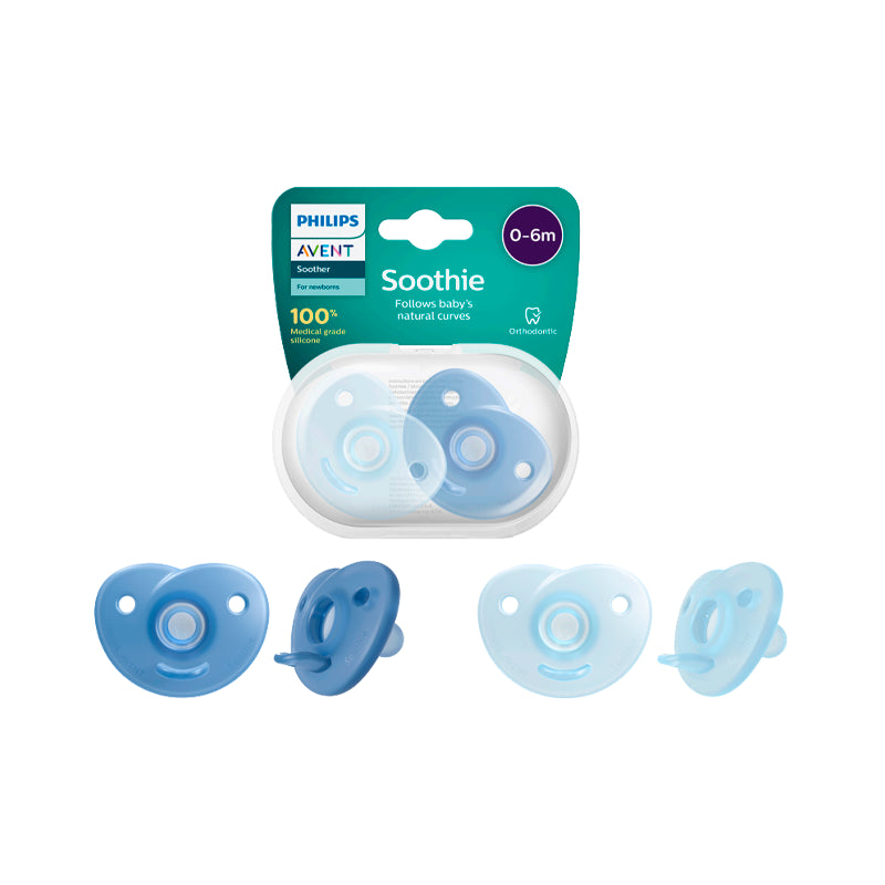 Conjunto de 2 Chuchas Ortodônticas Soothie 0-6M - Avent