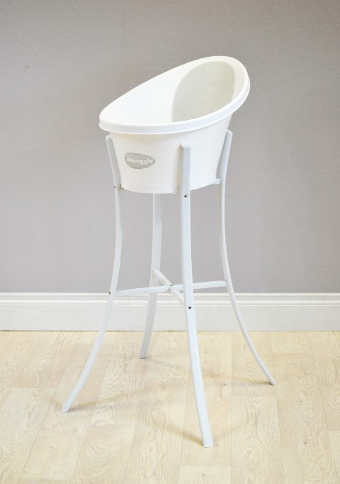 SHNUGGLE BATH | Banheira Eucalyptus com respaldo branco