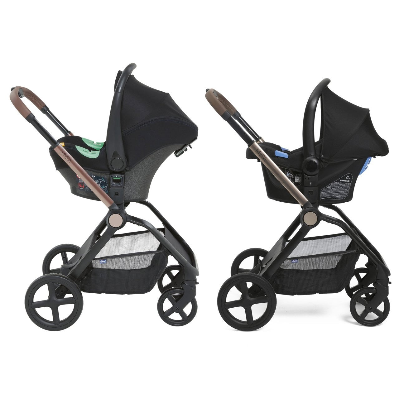 Adaptadores Mysa Fast in Black - Chicco