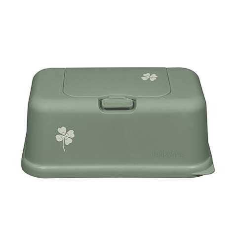 Funkybox Caixa grande para toalhitas Verde Trevo