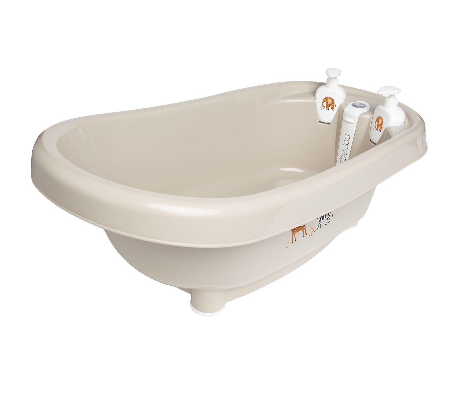 Banheira Thermobath Beige Jungle Girafa - BebeJou