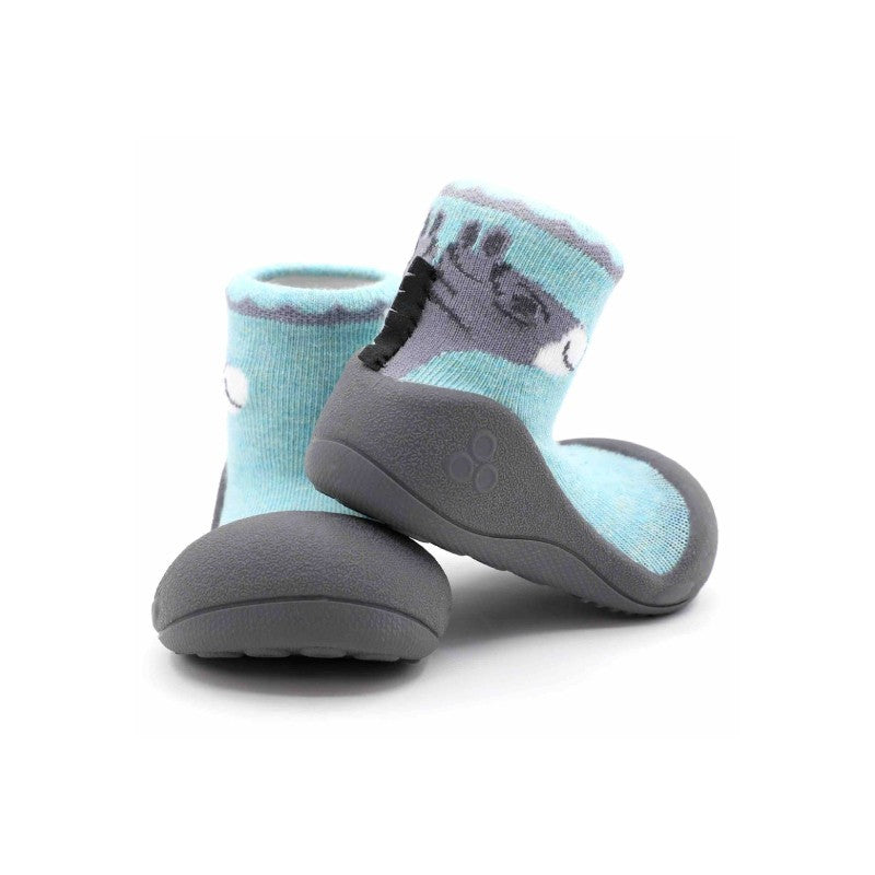 Meias com Sola Attipas Zebra Mint