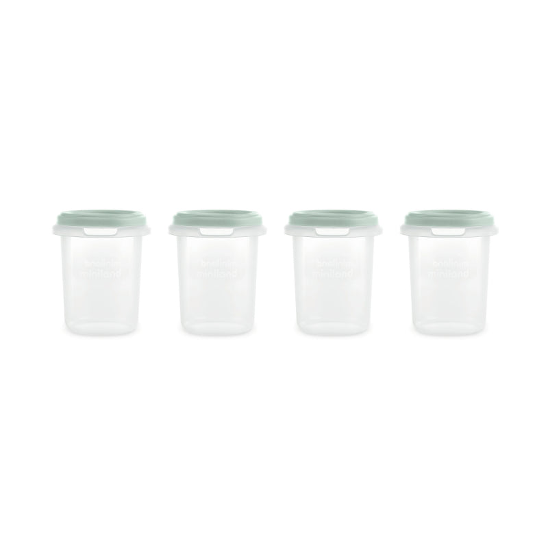 Conjunto de 4 Caixas Herméticas Mint 250ml - Miniland
