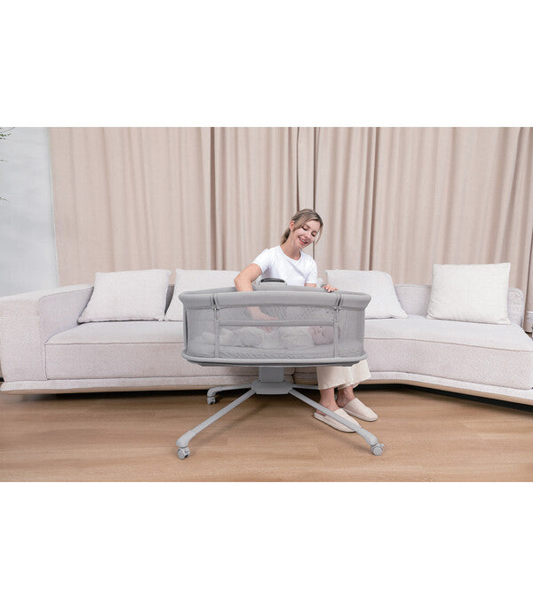 Olmitos - Berço Minicuna Co Sleeeping Dark Grey