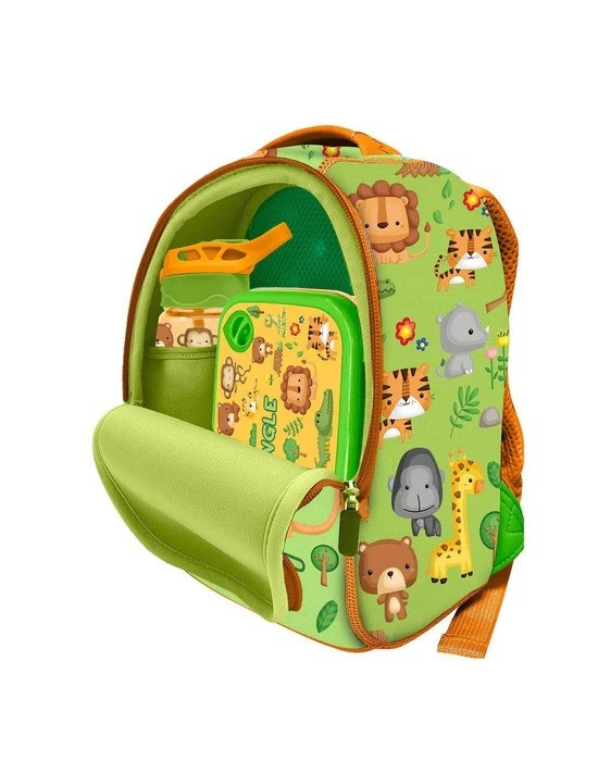 Mochila + porta Moedas Selva Neoprene Kids 26cm - Water Revolution