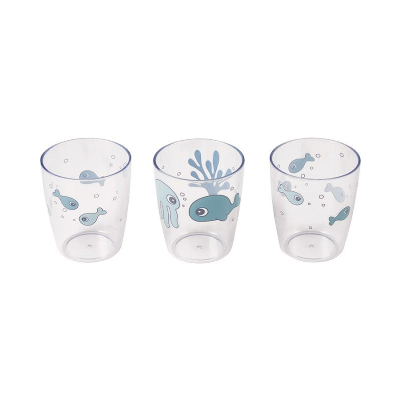 Mini Copo Yummy Sea Friends Azul - Done By Deer