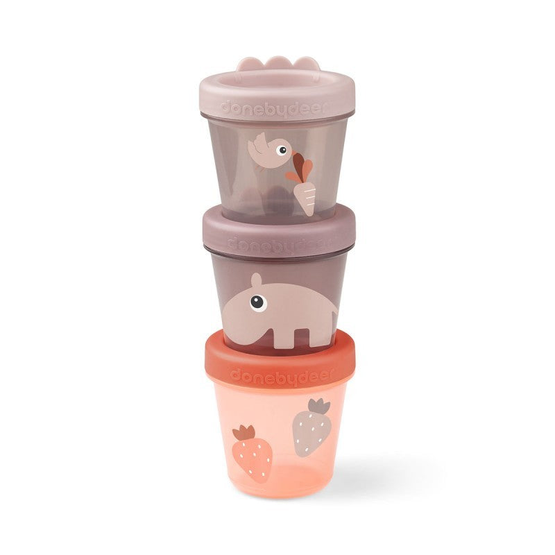 Conjunto 3 Potes Baby Food Ozzo Powder - Done By Deer