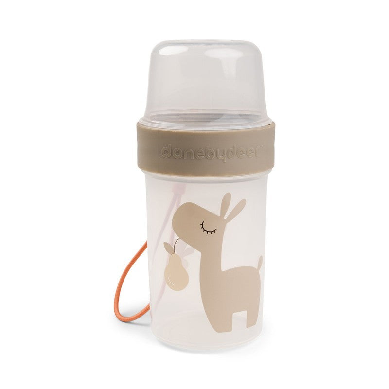 To Go 2-Way Snack Container 250ml Lalee Sand - Done By Deer