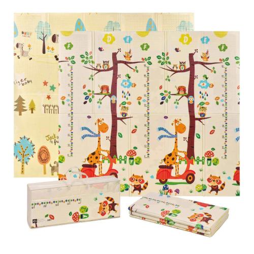 Ms - Parque XXL com tapete Tendry Zebra 180x200cm