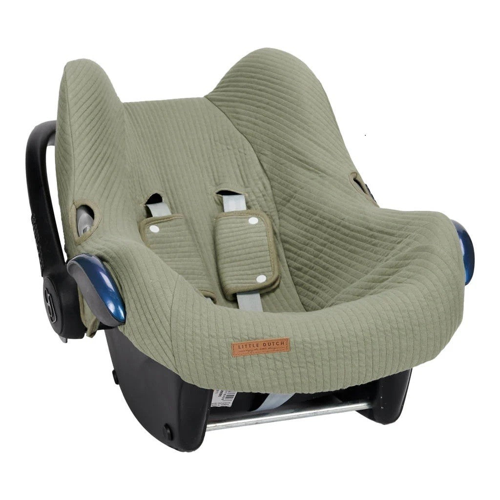 Forra para Cadeira Auto 0+ Pure Olive - Little Dutch