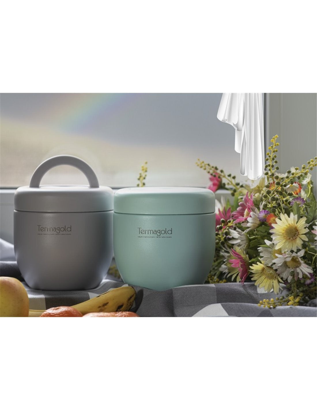 Termo para Sólidos 600ml Menta - Termagold
