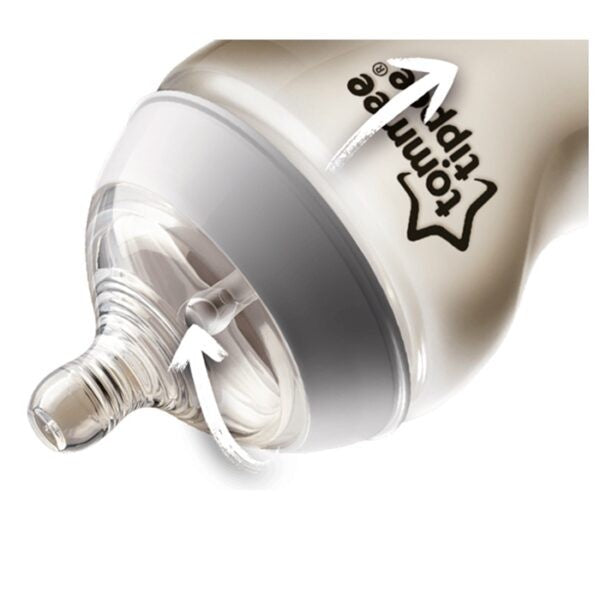 Biberão Closer to Nature Kindness Rosa 260ml - Tommee Tippee