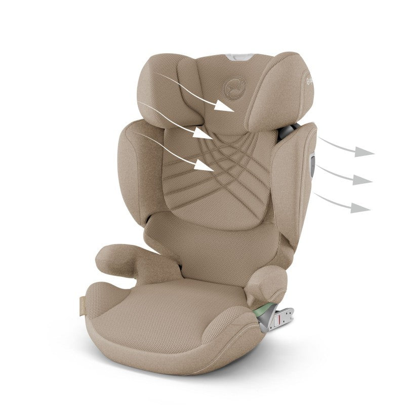Cadeira Auto Grupo 2/3 Solution T i-fix Cozy Beige Plus - Cybex