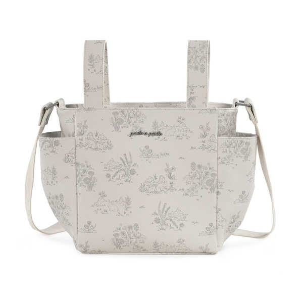 Mala Carrinho Crossbody Toile de Jouy Cream - Pasito a Pasito