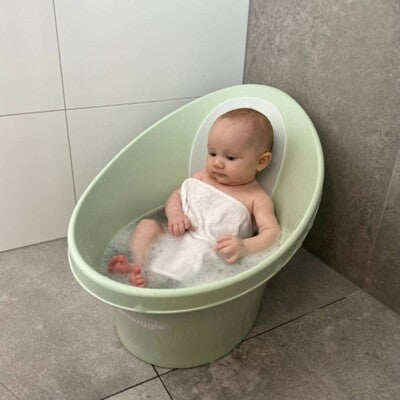 SHNUGGLE BATH | Banheira Mint com respaldo branco