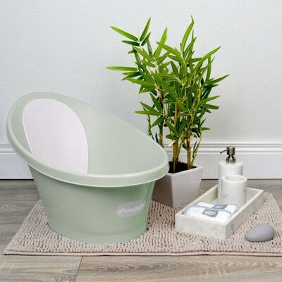 SHNUGGLE BATH | Banheira Mint com respaldo branco