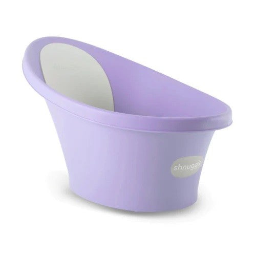 SHNUGGLE BATH | Banheira Lilac com respaldo branco