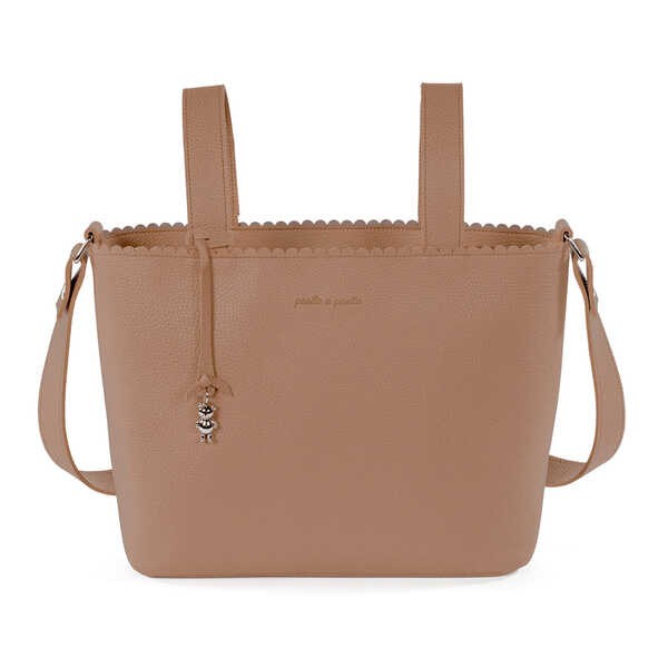 Mala Carrinho Crossbody Icon Caramel - Pasito a Pasito