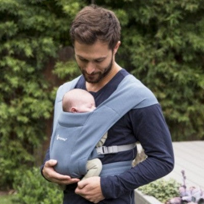 Marsúpio Porta Bebes Embrace Soft Oxford Blue - Ergobaby
