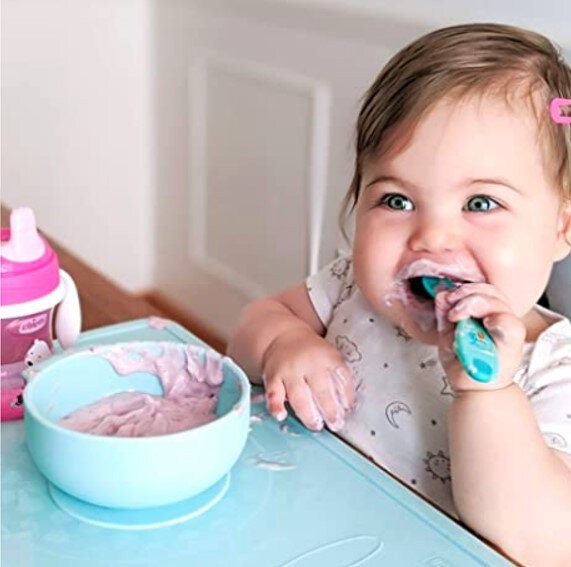 Taça Silicone Azul Take Eat Easy - Chicco