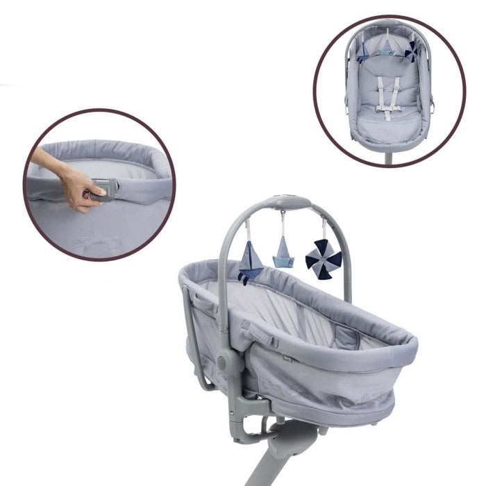 Berço Baby Hug PRO Earl Grey - Chicco
