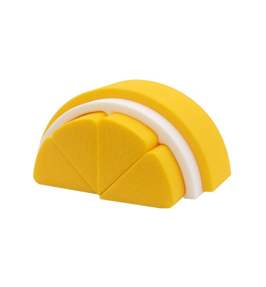 Brinquedo Empilhável Limão em Silicone - Weibo