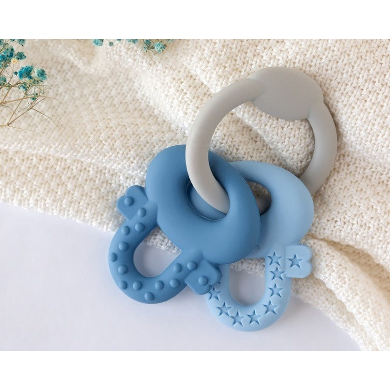 Mordedor em Silicone Chaves Azul - Kiokids