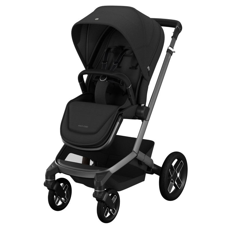 Pack Carrinho Fame & Alcofa Close2Me & Pebble 360 Por 2 & Base Family Fix 360 Pro Twillic Black - Maxi Cosi