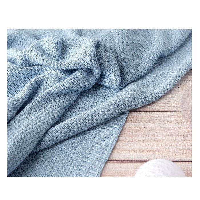 Manta Bambu Azul 80x110cm - Kiokids