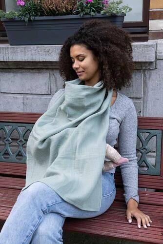 Musseline Mom' n Play Tetra Verde - Doomoo
