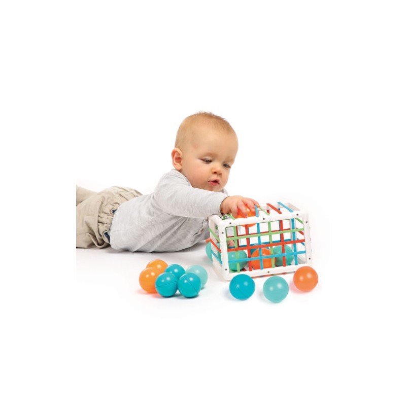 Cubo de Manipulação com Bolas Sonoras - Ludi