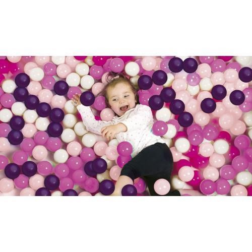 Conjunto de 60 bolas Rosa - Ludi