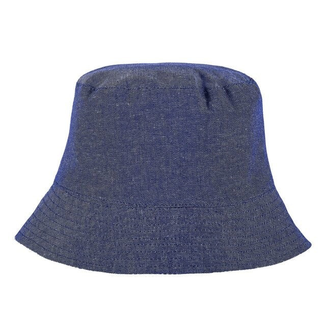Chapéu Reversível Azul/Riscas - Chicco