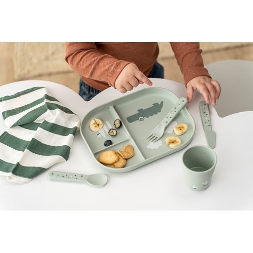 Conjunto de Talheres Happy Dot Green - Done by Deer