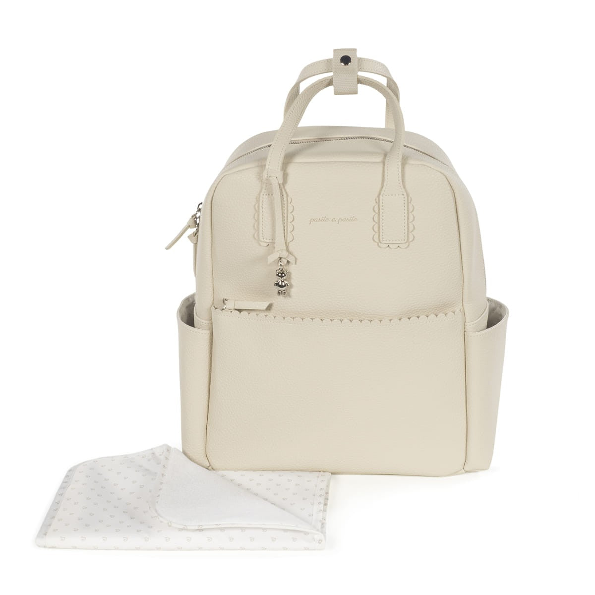 Mochila de Maternidade com muda Fraldas Icon Cream - Pasito
