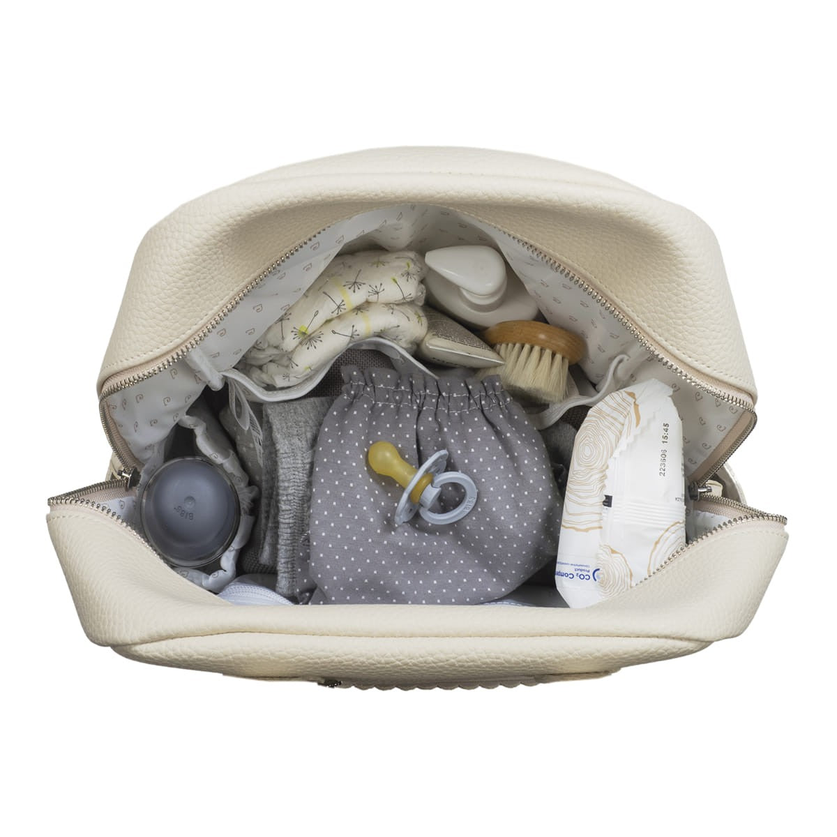 Mochila de Maternidade com muda Fraldas Icon Cream - Pasito