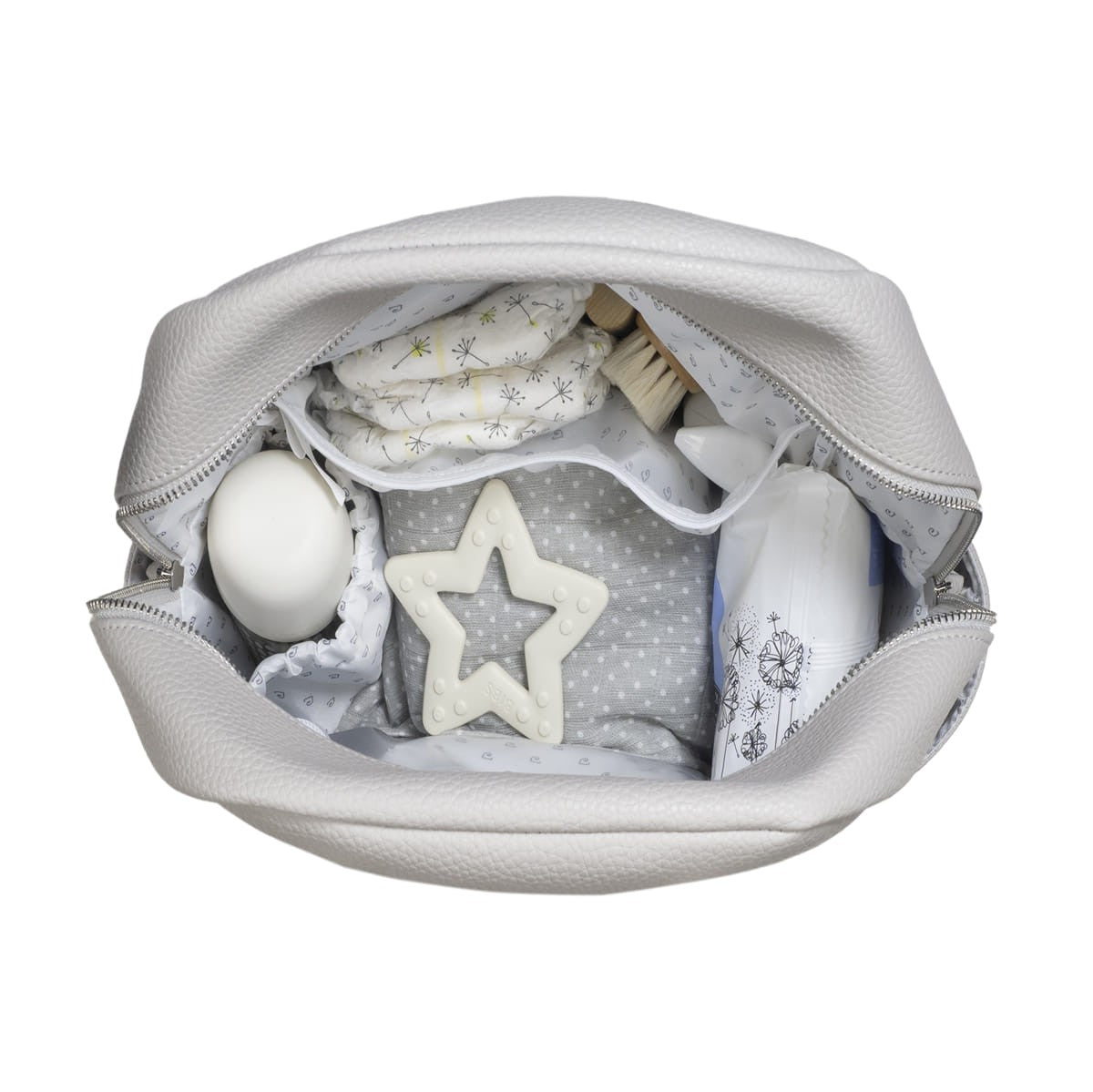 Mochila de Maternidade com muda Fraldas Icon Cinza Smoke - Pasito