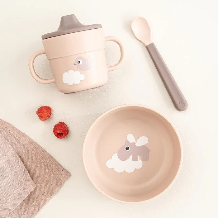 Conjunto de Papa Happy Clouds Powder - Done by Deer
