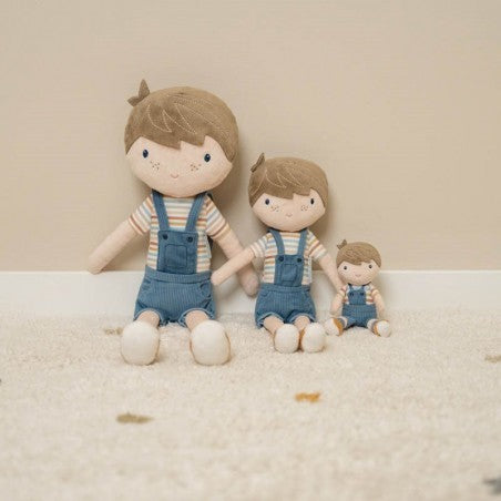Boneco pano Jim Doll 50cm Vintage Stripes - Little Dutch