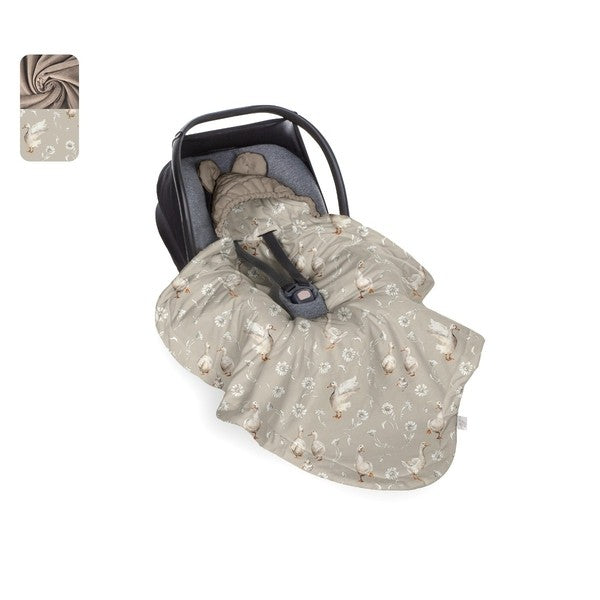 Saco cobertor Vintage Beige Família Gansos - BabySteps