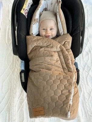Saco cobertor Vintage Beige Família Gansos - BabySteps