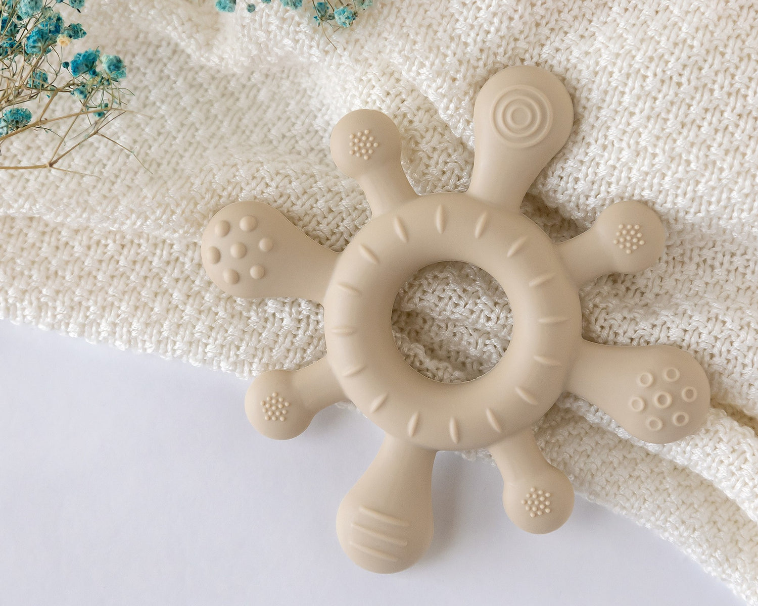 Mordedor em Silicone Beige - Kiokids
