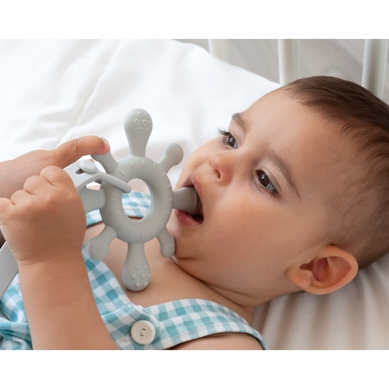 Mordedor em Silicone Cinza - Kiokids