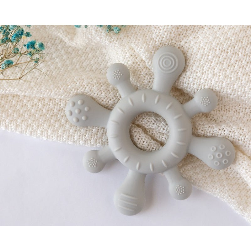 Mordedor em Silicone Cinza - Kiokids