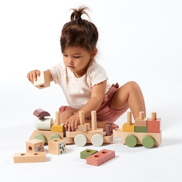 Comboio de Madeira Boho Chic - Tiny Love