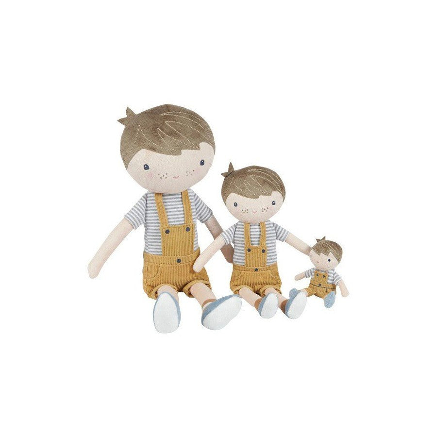 Boneco pano Jim Doll 50cm Vintage Stripes - Little Dutch