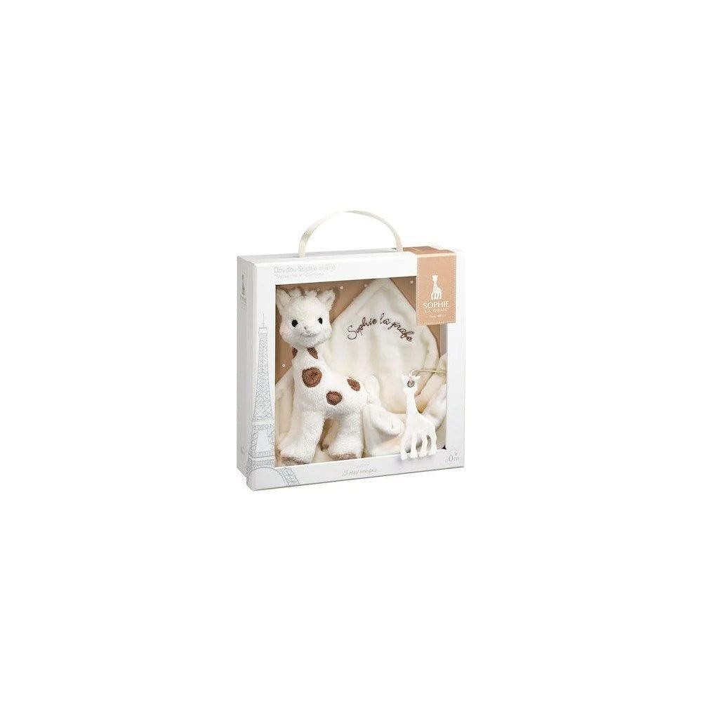 Caixa Oferta DouDou Peluche - Sophie La Girafe