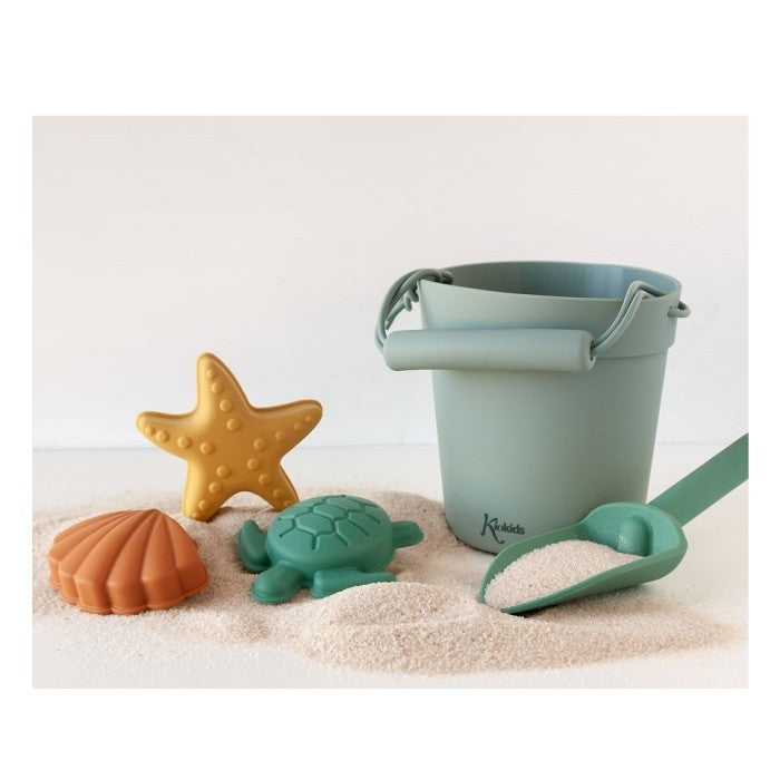 Conjunto de Praia em Silicone Menta - Kiokids