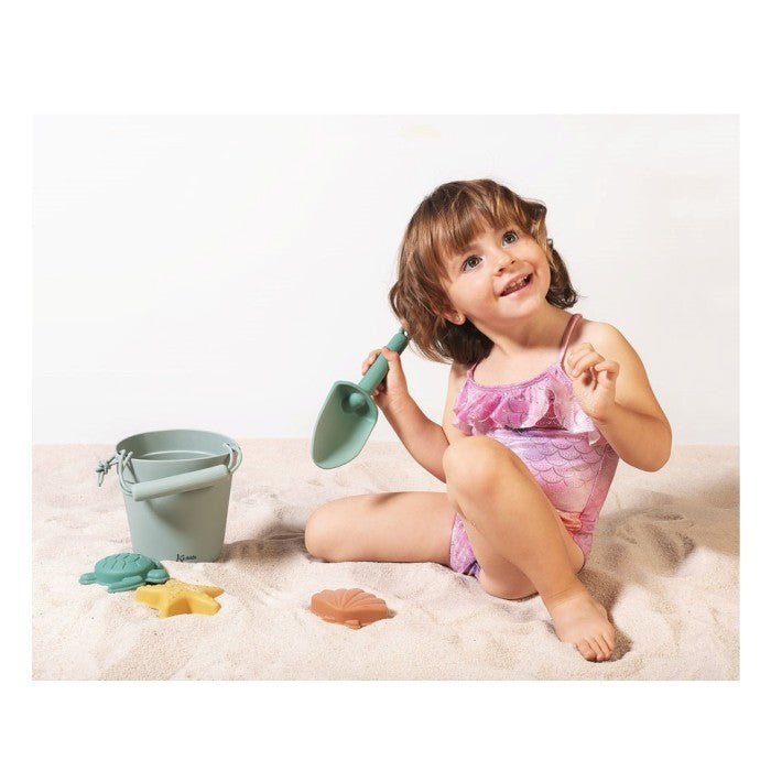 Conjunto de Praia em Silicone Menta - Kiokids